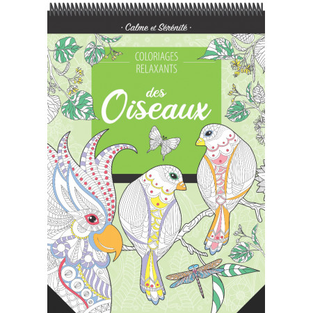 [SDP9522] Relax-Art OISEAUX - BlocPad Spirale