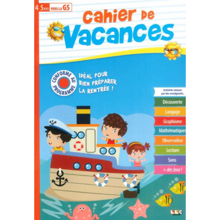 [SDP10522] Cahier de Vacances - Vers la GS