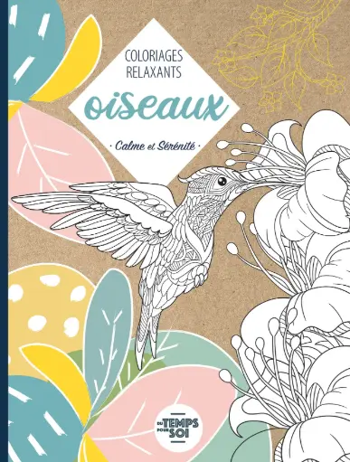 [SDP14222] Coloriages relaxants - Oiseaux (Hard cover)