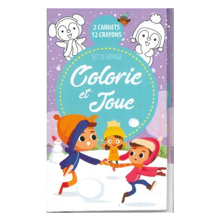 [SDP15222] Colorie et Joue (hiver) - TRAVEL KIT