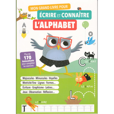 [SDP20522] Mon grand livre pour écrire et connaître l’alphabet - Activité + Stk