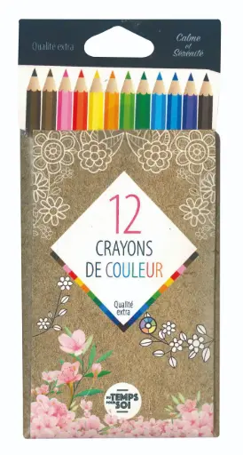 [SDP21322] Pack de 12 crayons de couleur - RELAX-ART