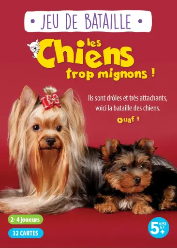 [SDP0923] Boite - Jeu de bataille - Les Chiens trop mignons