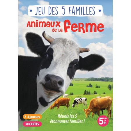 [SDP1223] Boite - Jeu des 5 familles - Animaux de la ferme