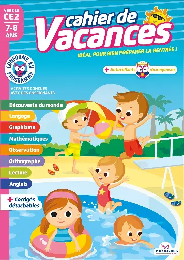 [SDP2323] Cahier de Vacances - Vers le CE2 - 6