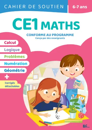 [SDP6623] Cahier de soutien - CE1 Maths - 6-7 ans