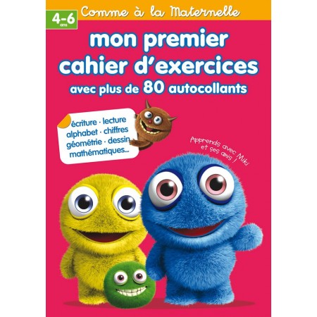 [LLC5413] Mon premier cahier d'exercices avec plus de 80 autocollants