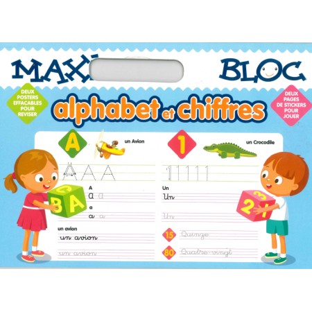 [SDP10917] Maxi Bloc - Alphabet et chiffres