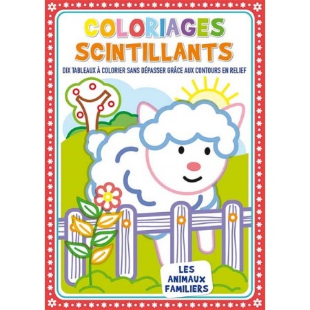 Coloriages scintillants Les animaux familiers
