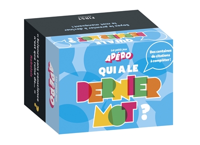 QUI A LE DERNIER MOT?