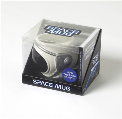 Space Mug - Mug thermo-réactif, avec le petit guide d'exploration de l'univers inclus 