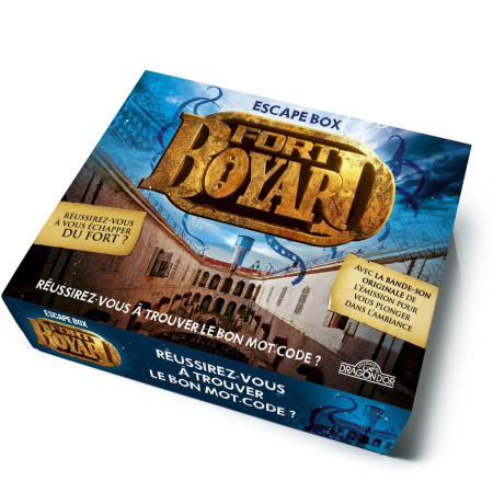 Fort Boyard - Coffret avec 1 livret, 40 cartes, 1 bande-son et 1 poster 