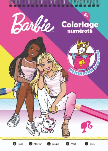 [MXL34925] Barbie Coloriage numéroté