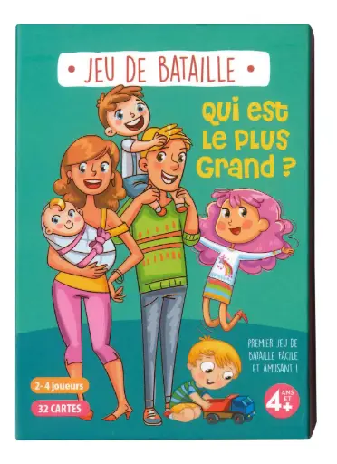 [SDP14223] Boite - Jeu de bataille - Qui est le plus grand ?