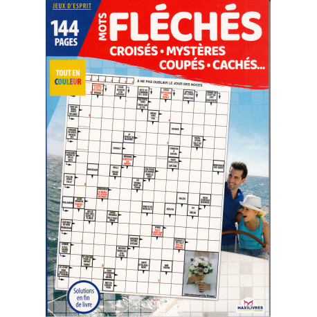 [MXL0424] Mots fléchés, mots croisés, cachés, sudoku (Couple bateau)- 144P