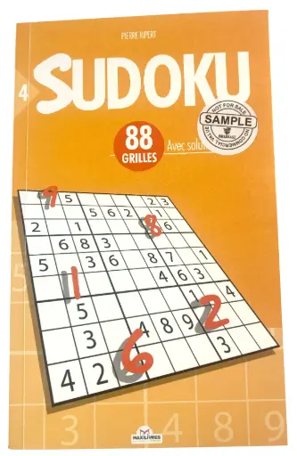 [SDP15923] Sudoku 88 grilles N°4 avec solutions