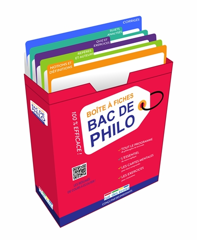 Boîte à fiches Bac philosophie