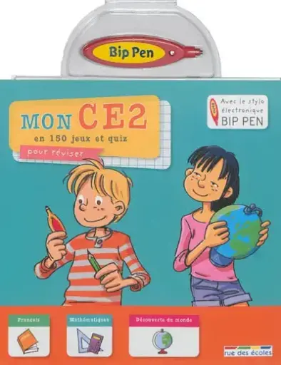 Mon CE2 en 150 jeux et quiz pour réviser : français, mathématiques, découverte du monde 