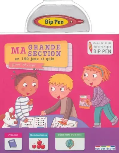 Ma grande section en 150 jeux et quiz pour réviser : français, mathématiques, découverte du monde 