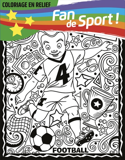 [SDP13323] Feutrine Fan de sport - Football (sans feutres)