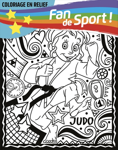 [SDP13523] Feutrine Fan de sport - Judo (sans feutres)