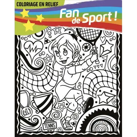 [SDP13923] Feutrine Fan de sport - Tennis (sans feutres)
