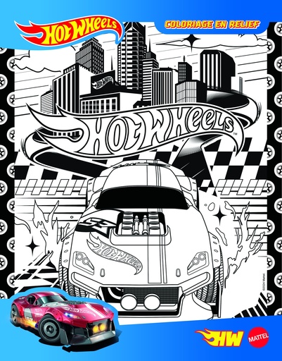 [MXL0624] Feutrine Hot wheels (sans feutres)