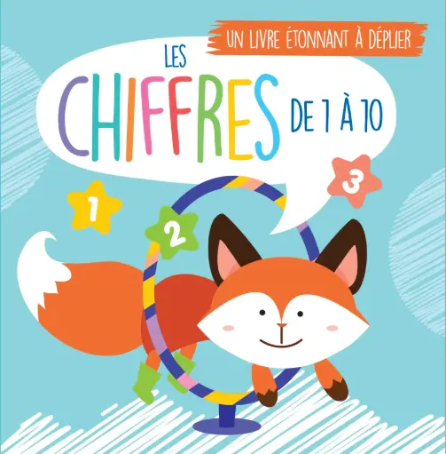 [MXL14424] Livre à déplier - Les chiffres de 1 à 10