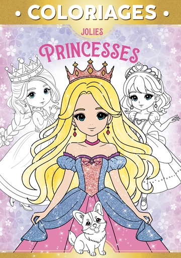 [MXL17524] Coloriage jolies princesses - 48 pages