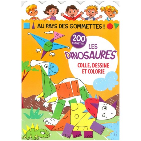 [SDP11217] Au pays des gommettes - Les dinosaures 200 gommettes