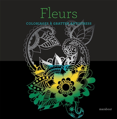 Fleurs à gratter -  Avec 1 stylet