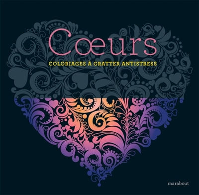 Coeurs à gratter -  Avec 1 stylet