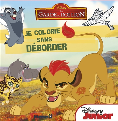Je colorie sans déborder - La garde du roi Lion