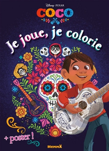 Disney Coco - Je joue, je colorie + Poster