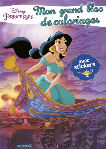 Disney Aladdin - Mon grand bloc de coloriages avec stickers