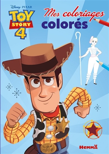 Mes coloriages colorés Disney Toy Story 4