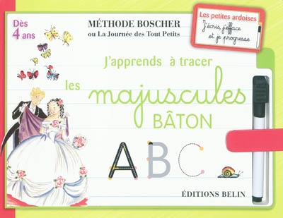 J'apprends à tracer les majuscules bâton - Dès 4 ans