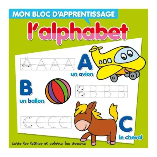 [BRIJ1353] L'alphabet. Mon bloc d'apprentissage