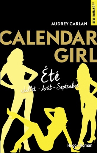 Calendar Girl Eté - Juillet  Août  Septembre