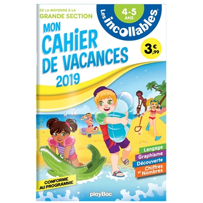 Les incollables - Cahier de vacances  De la MS à la GS