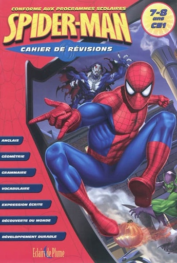 Cahier de révisions Spider-Man CE1 - 7-8 ans