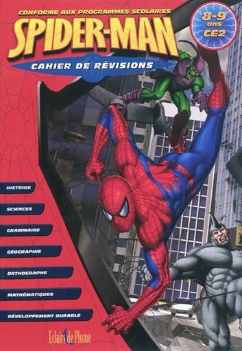 Cahier de révisions Spider-Man CE2 - 8-9 ans