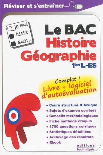 Je me teste sur : Le BAC - Histoire Géographie Première L-ES