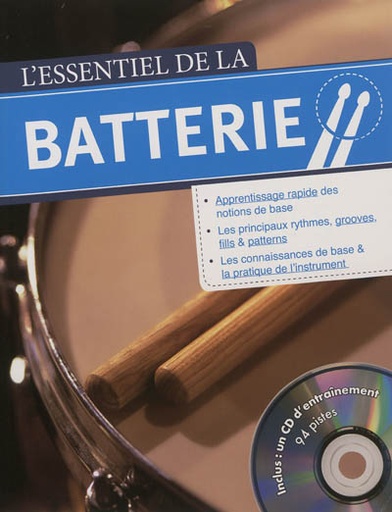 L'essentiel de la batterie avec 1 CD audio