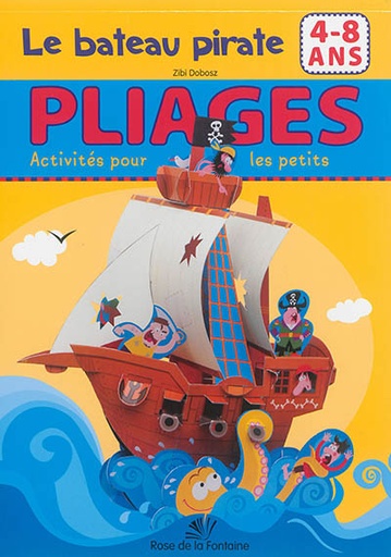 Le bateau pirate - Pliages 4-8 ans