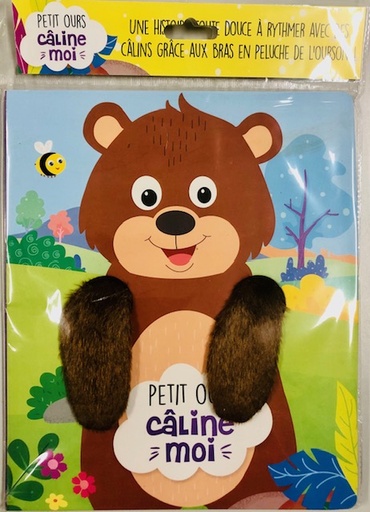 [MXL23224] Livre peluche - Petit ours câline-moi