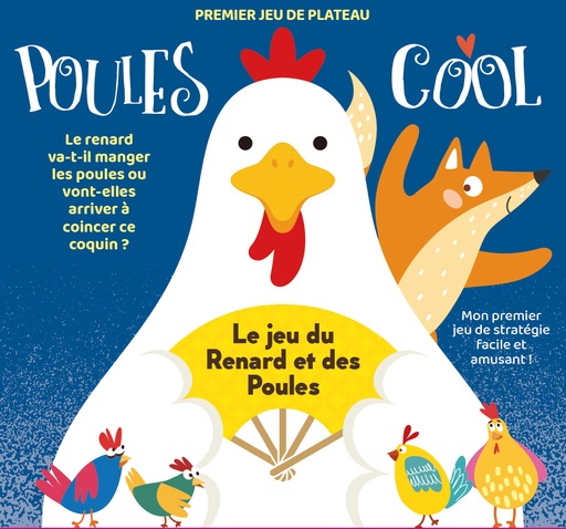[MXL18524] Boîte de jeu - Poules cool