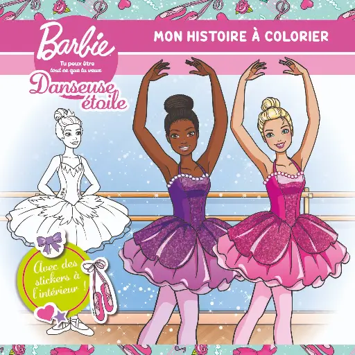 [MXL20224] Mon histoire à colorier - Barbie danseuse étoile