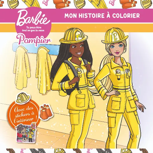 [MXL20324] Mon histoire à colorier - Barbie pompier