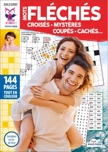 [MXL26024] Mots fléchés, croisés...144p - 1 - Hibou Malin